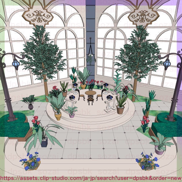 フルセット北部-辺境伯の家と各部屋【3D】