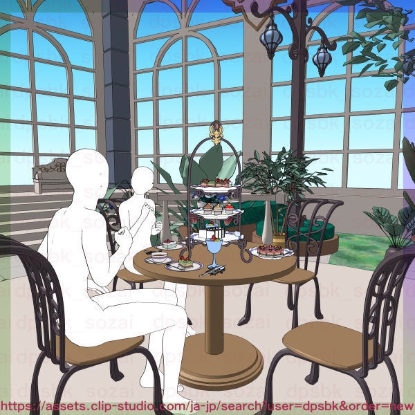 フルセット北部-辺境伯の家と各部屋【3D】