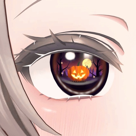 【MA対応】Irisanctum ハロウィンナイト|コウモリが飛び回る動く瞳|ゾメちゃん・マヌカ対応