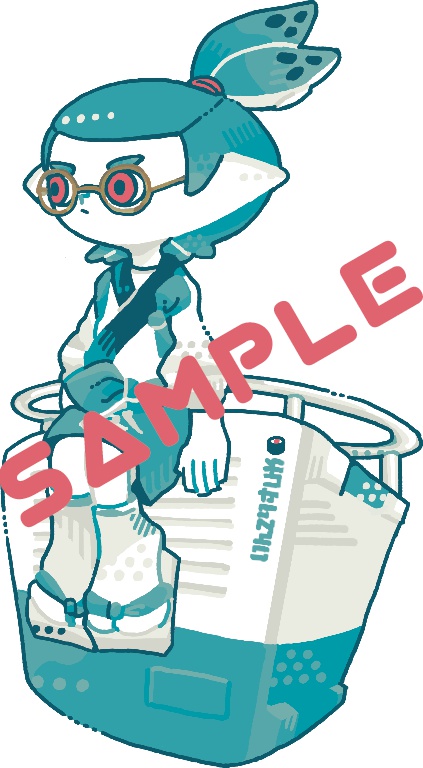 アクリルキーホルダー インテリすしや ボーイ Splatoon オムラヴ Booth