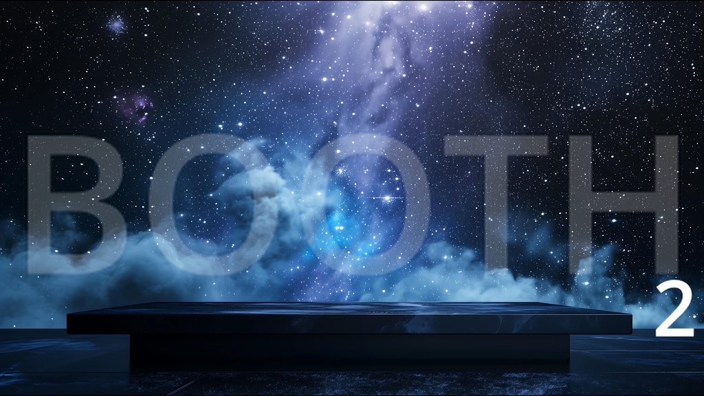 銀河ステージ背景パック Vol.1|超高解像度8736×4896px|10枚+シークレット2枚付)