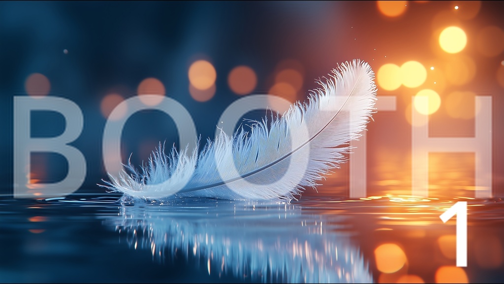 光と水に浮かぶ幻想的な羽根素材集 Vol.2|超高解像度8736×4896px|10枚+シークレット2枚