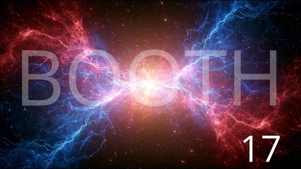 赤青エネルギー背景素材|MV・サムネ・TRPG対応|20種×2サイズ / Red & Blue Energy Background Pack