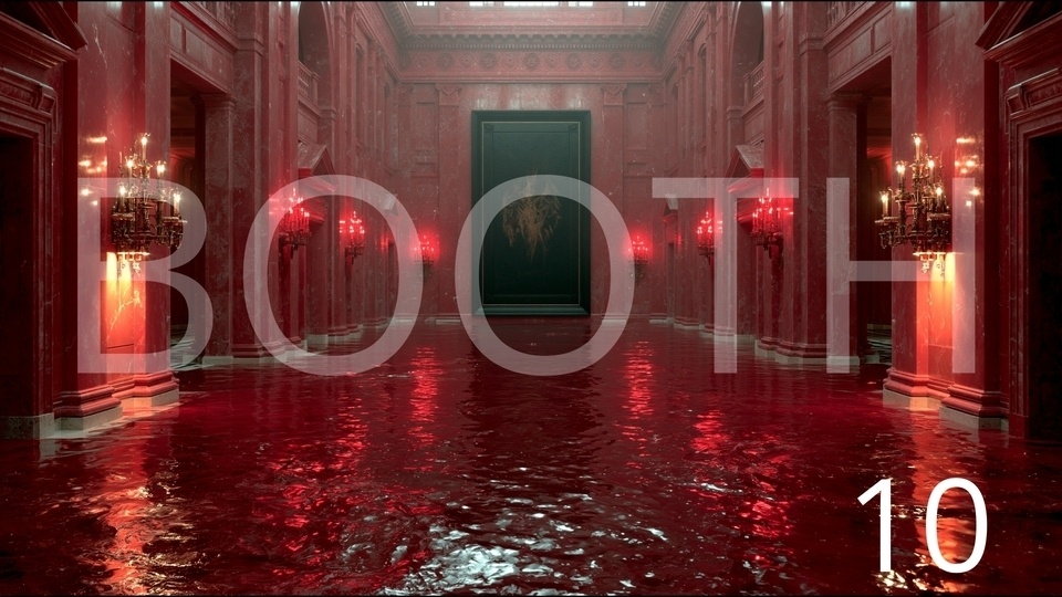 赤ネオン背景素材セット|MV・サムネ・TRPG対応|20種×2サイズ / Red Neon Background Pack