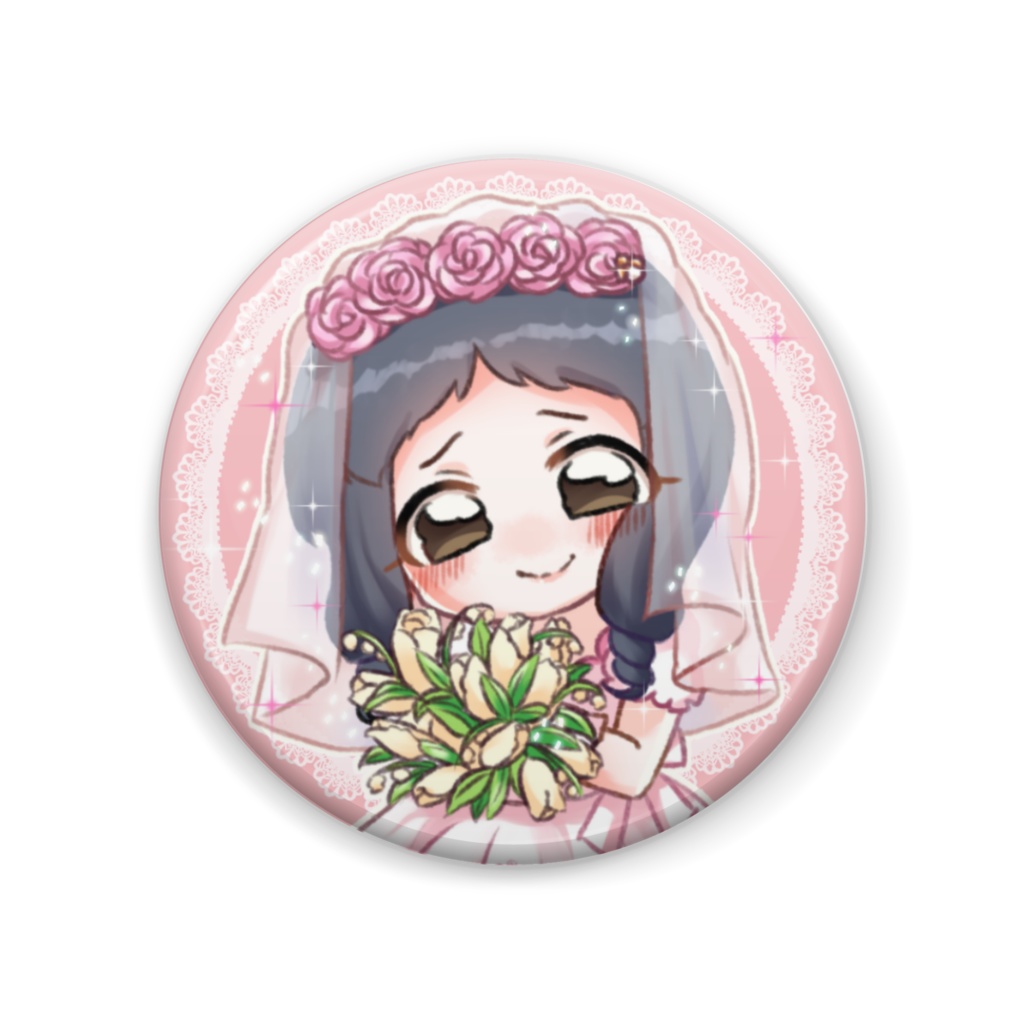 ウェディングな缶バッジ