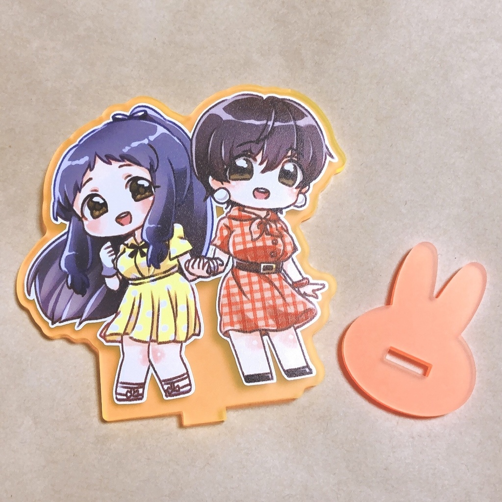 B Bのレトロガールなアクスタ 野菜売り場 Booth