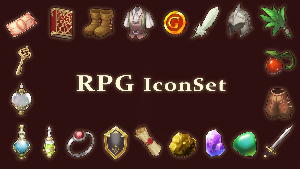 Rpgアイコン素材セット Varycreストア Booth