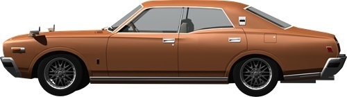 330グロリア背景透明切り抜き画像　2004