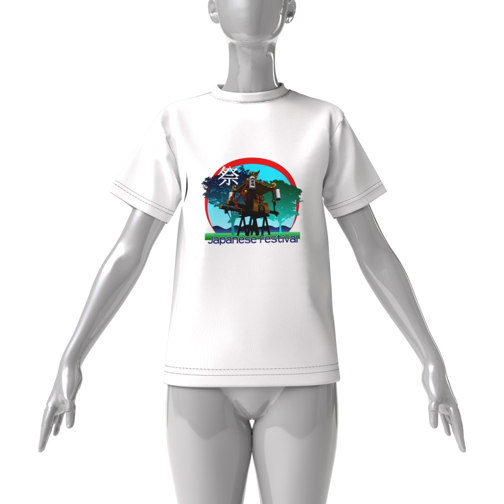 Tシャツ白 祭り