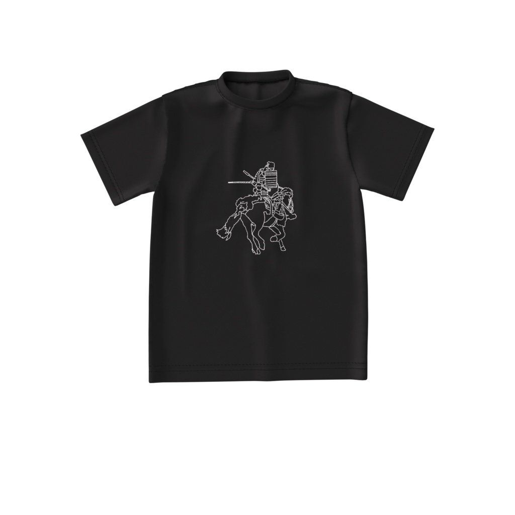 Tシャツ黒 荒武者