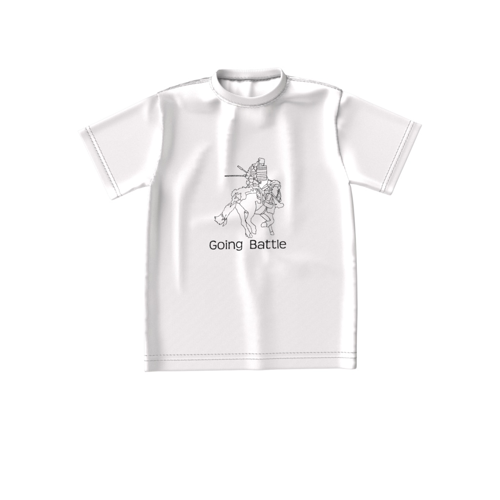 Tシャツ白 荒武者 英