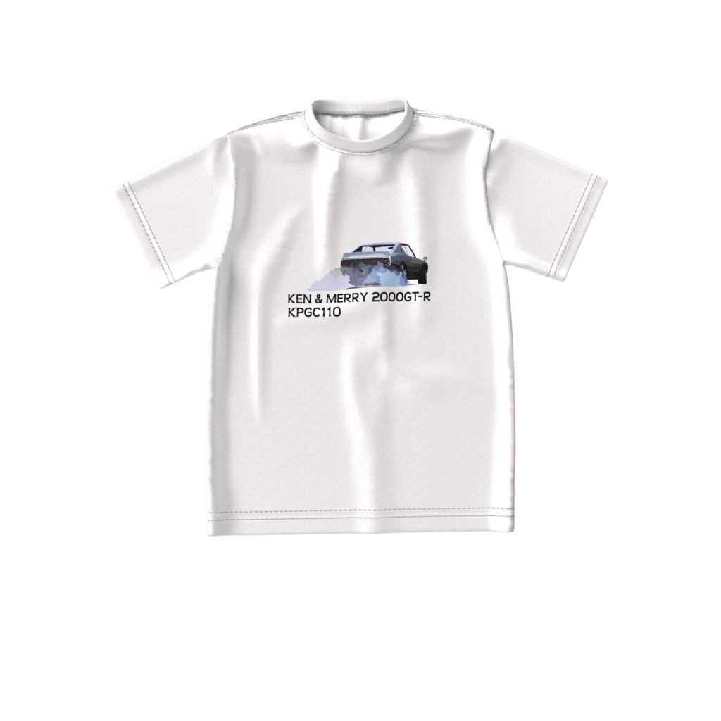 Tシャツ白ケンメリ発進