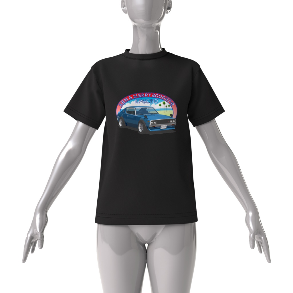 Tシャツ黒 ケンメリ1