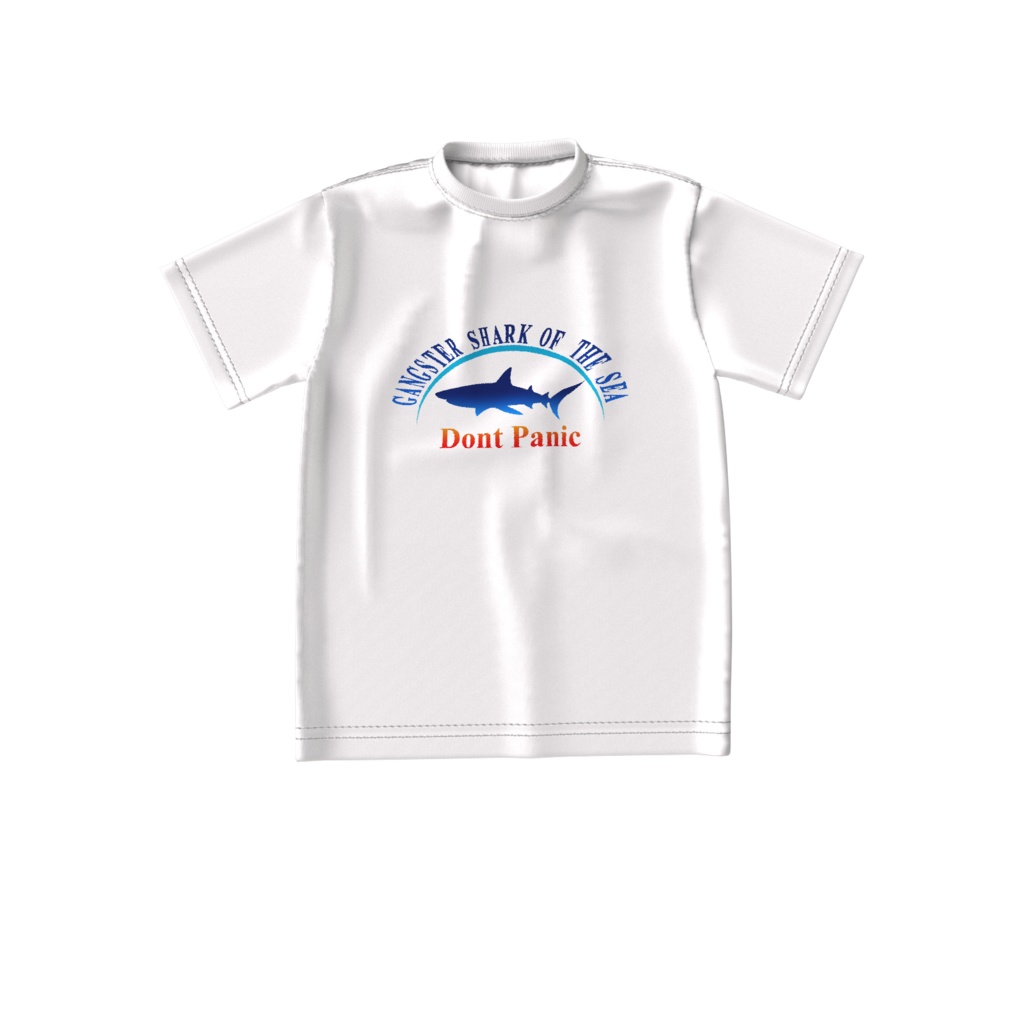 Tシャツ白 海のギャング鮫