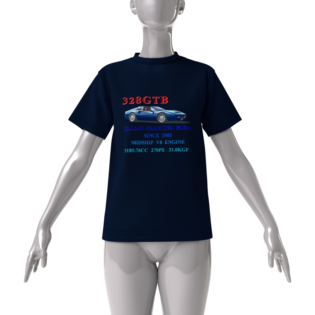 Tシャツ紺328GTB