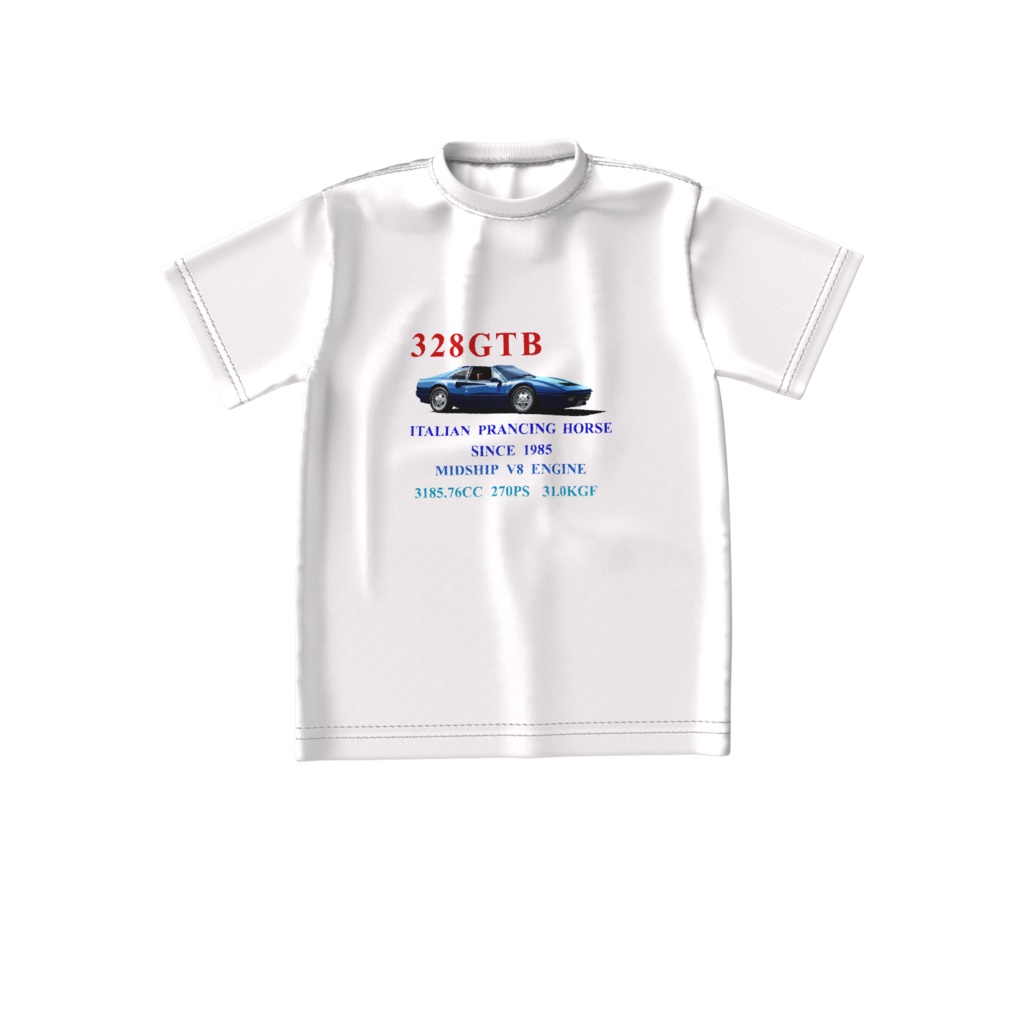Ｔシャツ白328GTB