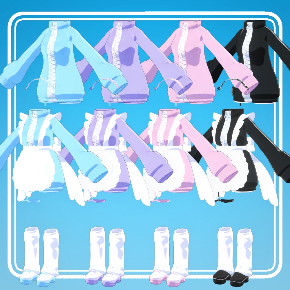 【セレスティア・びしょぬれのしずくさん・マリ・コットン・キプフェル 対応】AngelJersey