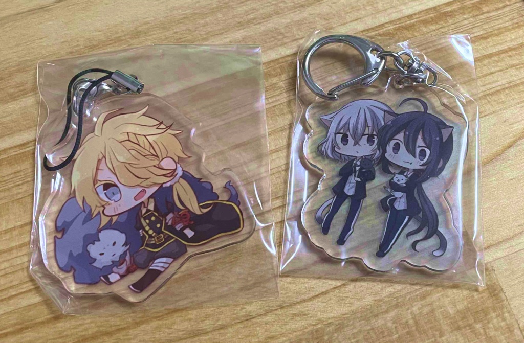 獅子王 /鯰尾&骨喰/土方組 アクキー/ウッドキー