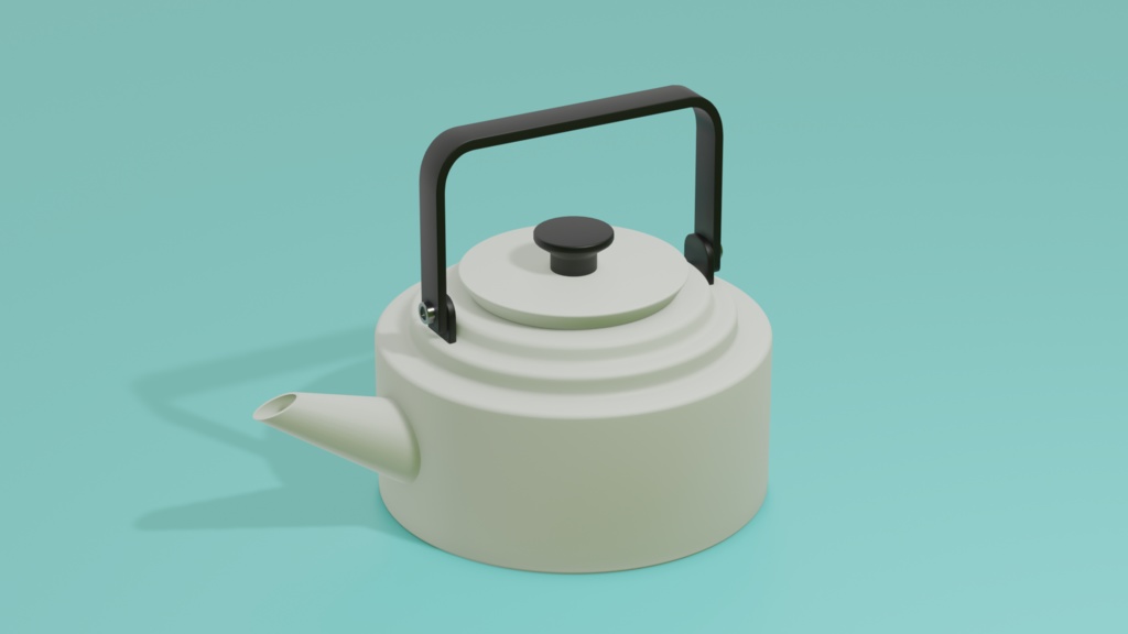 ３D白やかん