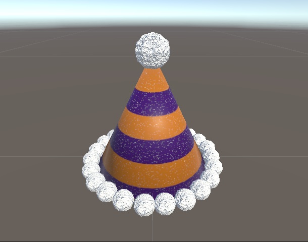 【3D】イベント帽子ポンポン(ハロウィン)