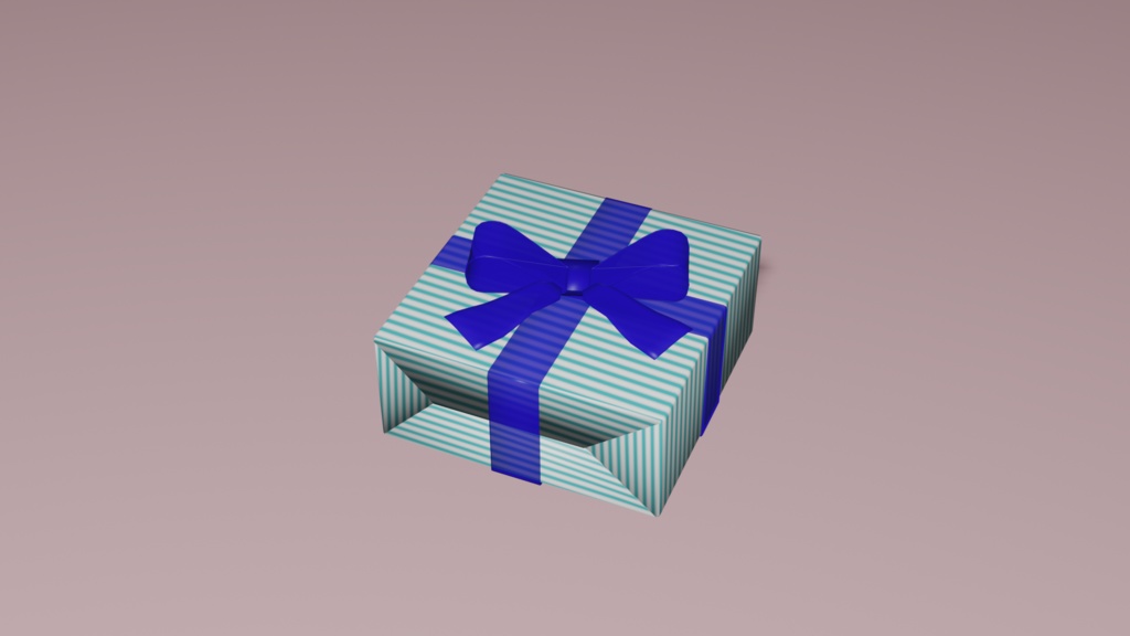 【３D】プレゼント箱