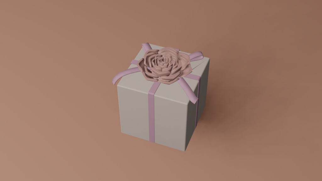 【３D】プレゼント箱７