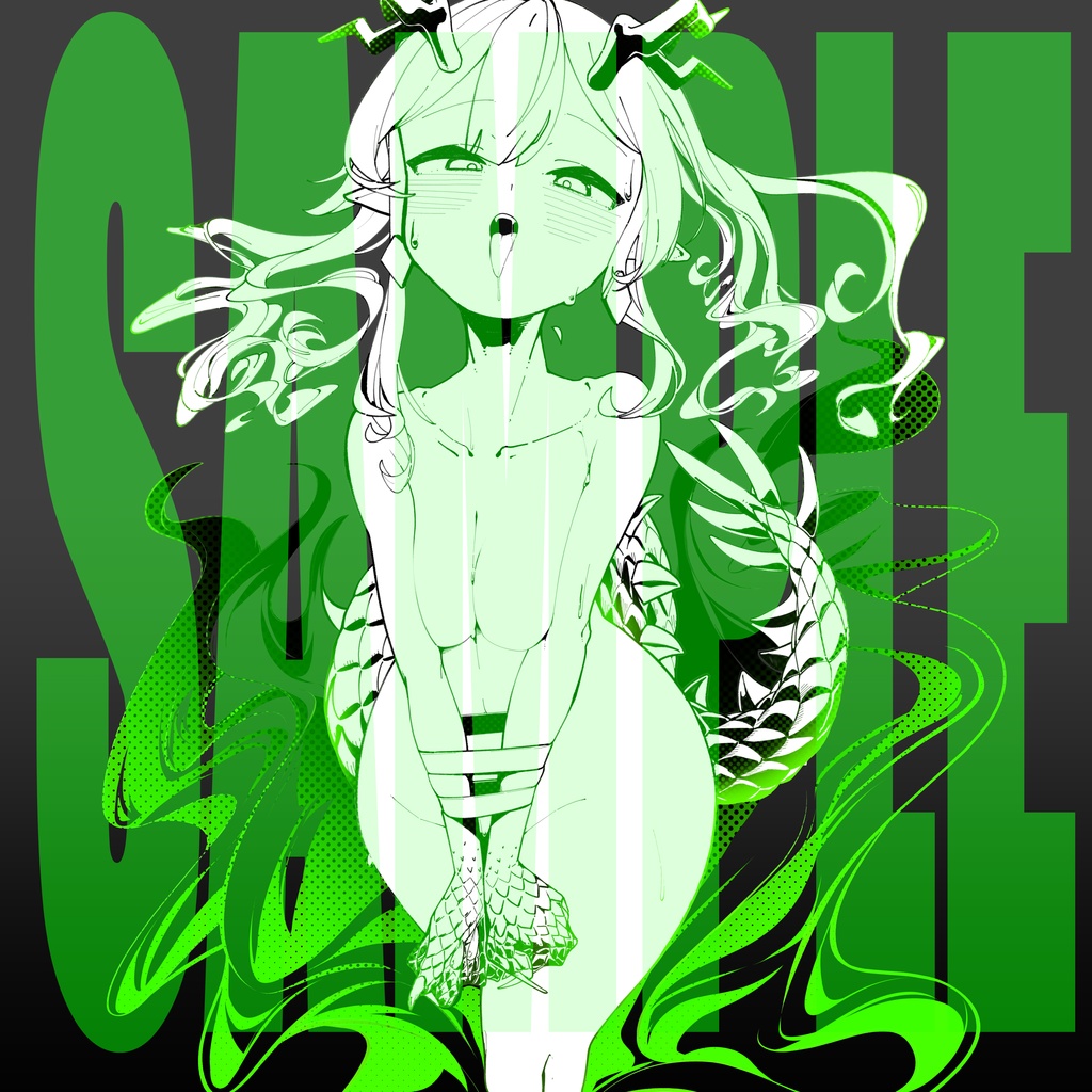 【14アバター対応】ネオンフレア・フェイロンタトゥー