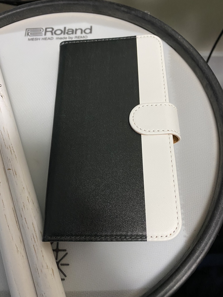 SASSYSKULL 2トーンカラー 手帳型ケース(Android、iPhone対応)