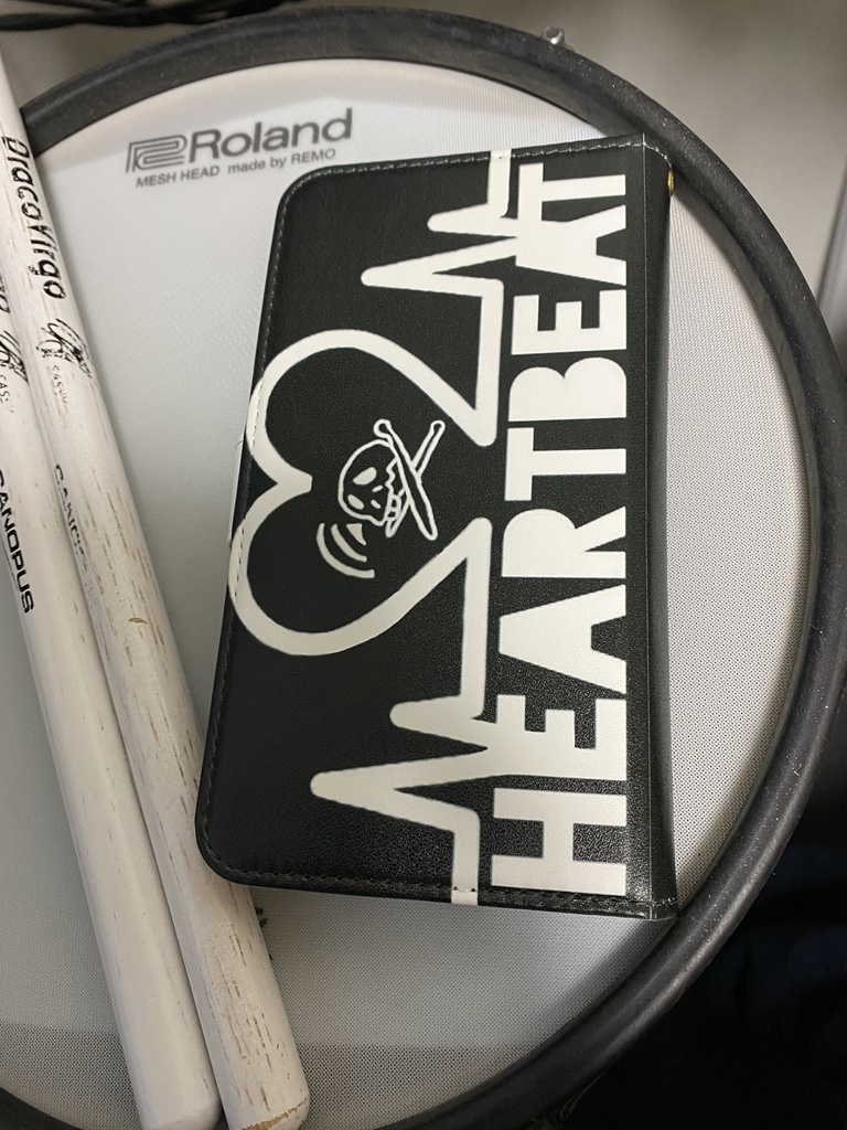 SASSYSKULL 2トーンカラー 手帳型ケース(Android、iPhone対応)