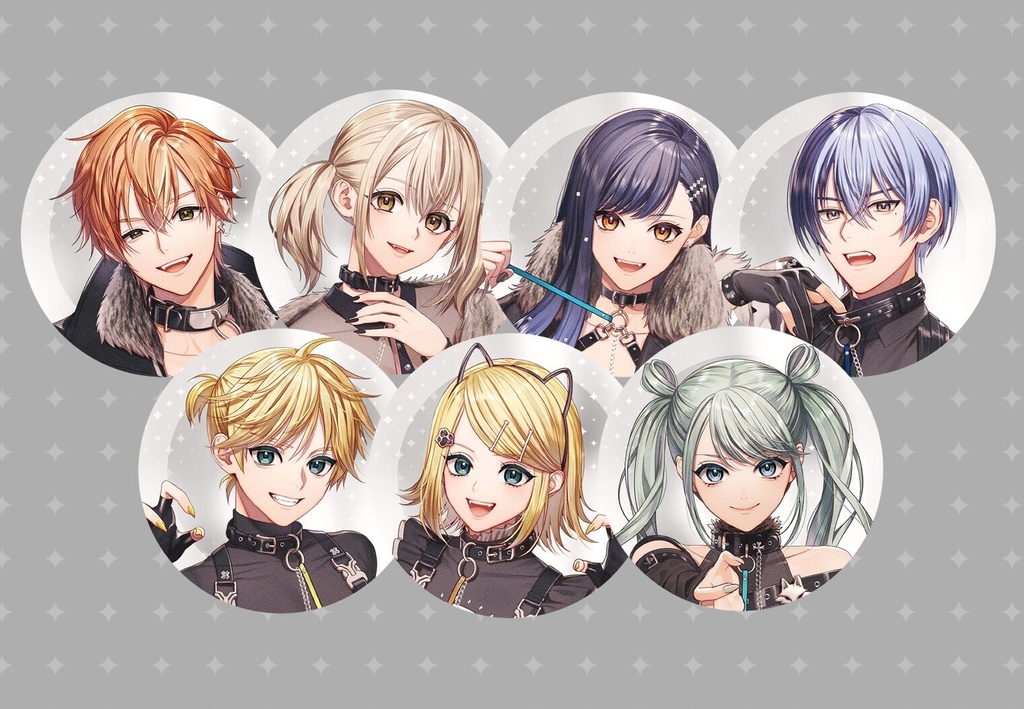バーチャルシンガー＋Vivid BAD SQUAD 缶バッジ76㎜ クリフェス2026