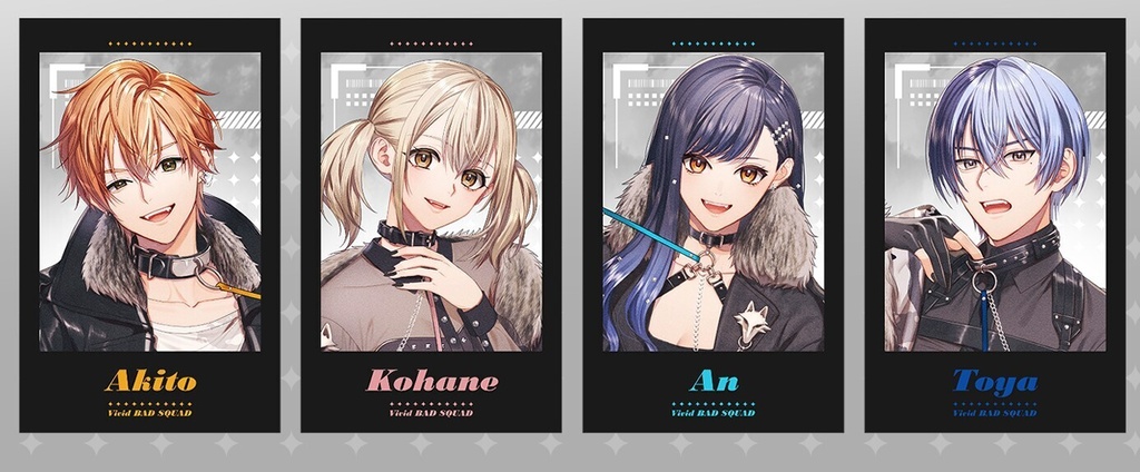 Vivid BAD SQUAD　箔押しチェキ風カードセット クリフェス2026