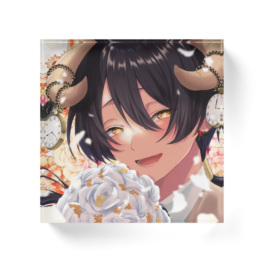 一周年記念アクリルブロック