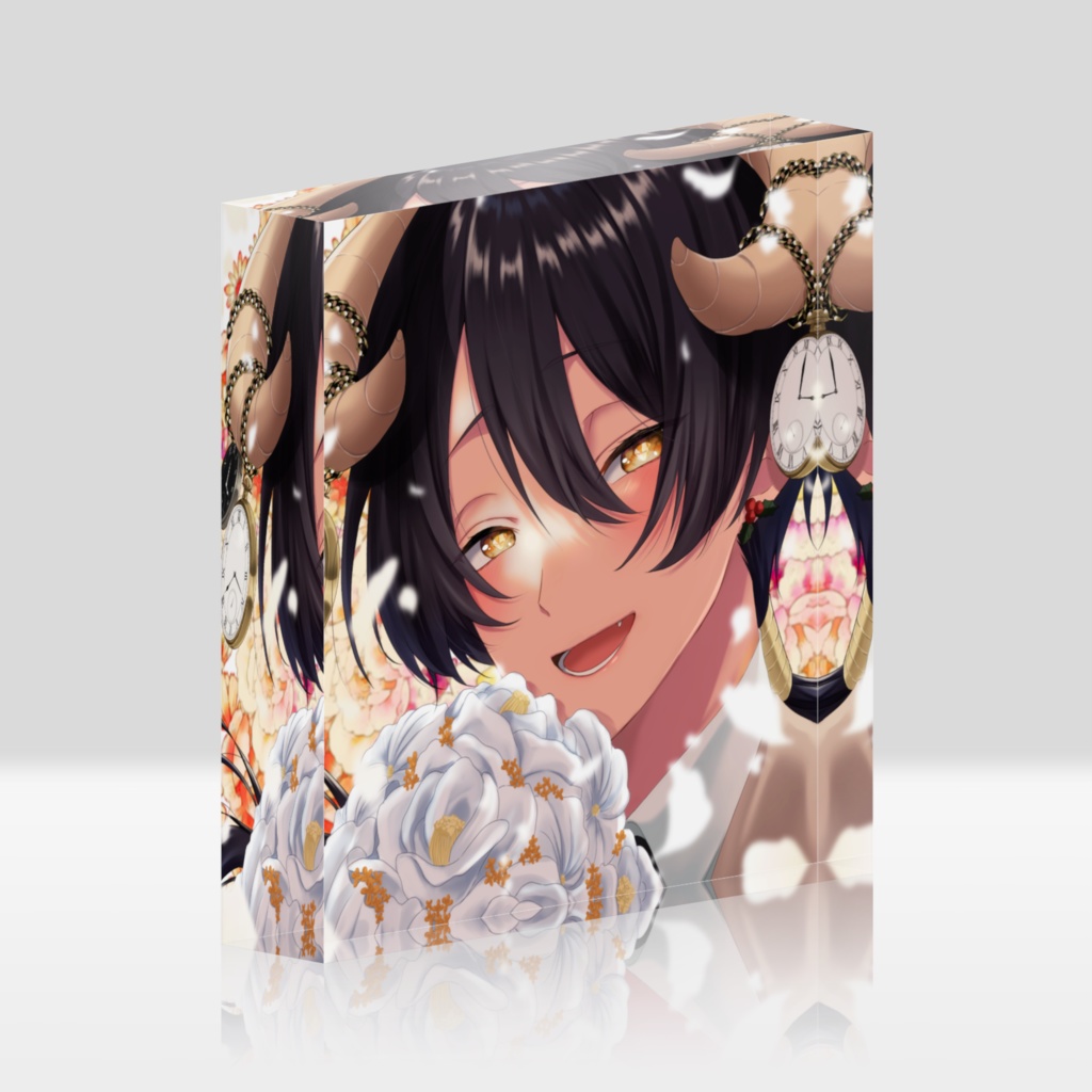 一周年記念アクリルブロック