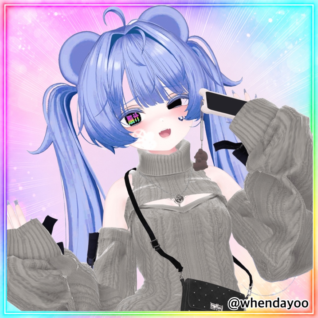 【VRChat】脳汁全開!動くドパガキタトゥーセット|全7種