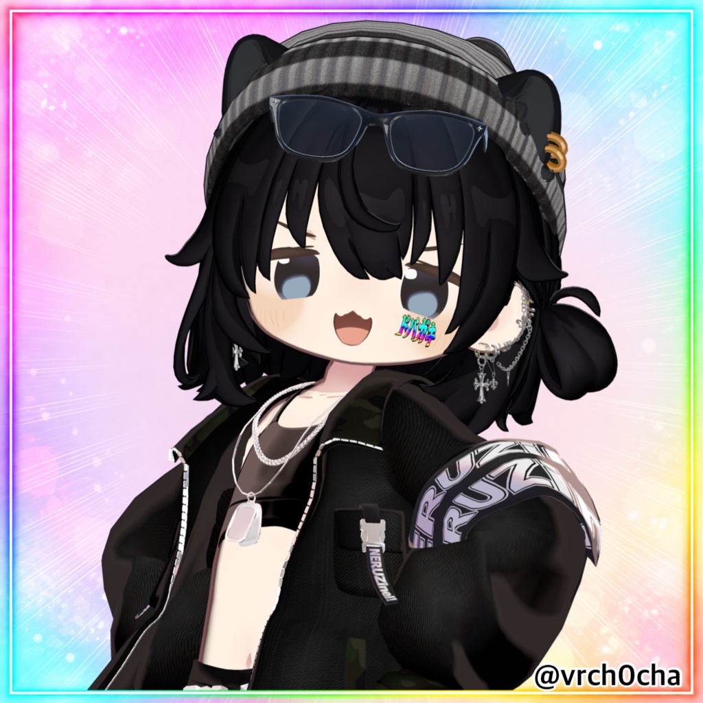 【VRChat】脳汁全開!動くドパガキタトゥーセット|全7種