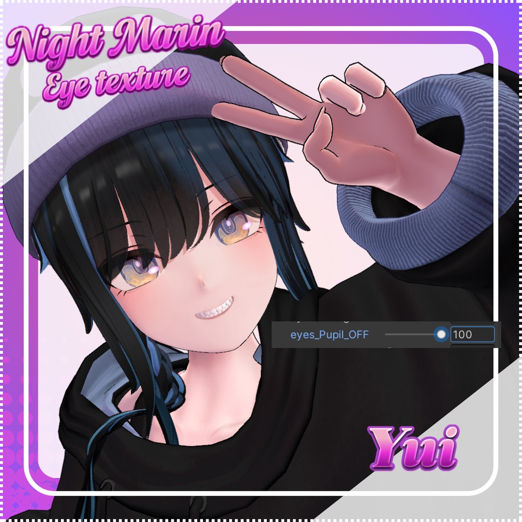 【無料あり】Night Marin Eye texture【2アバター対応】