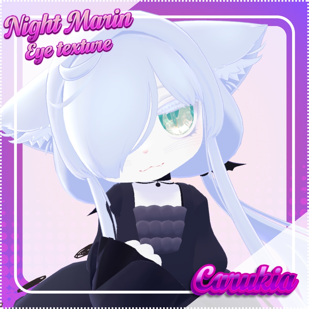 【無料あり】Night Marin Eye texture【5アバター対応】