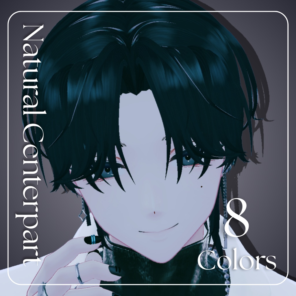 Natural Centerpart【8 Colors】