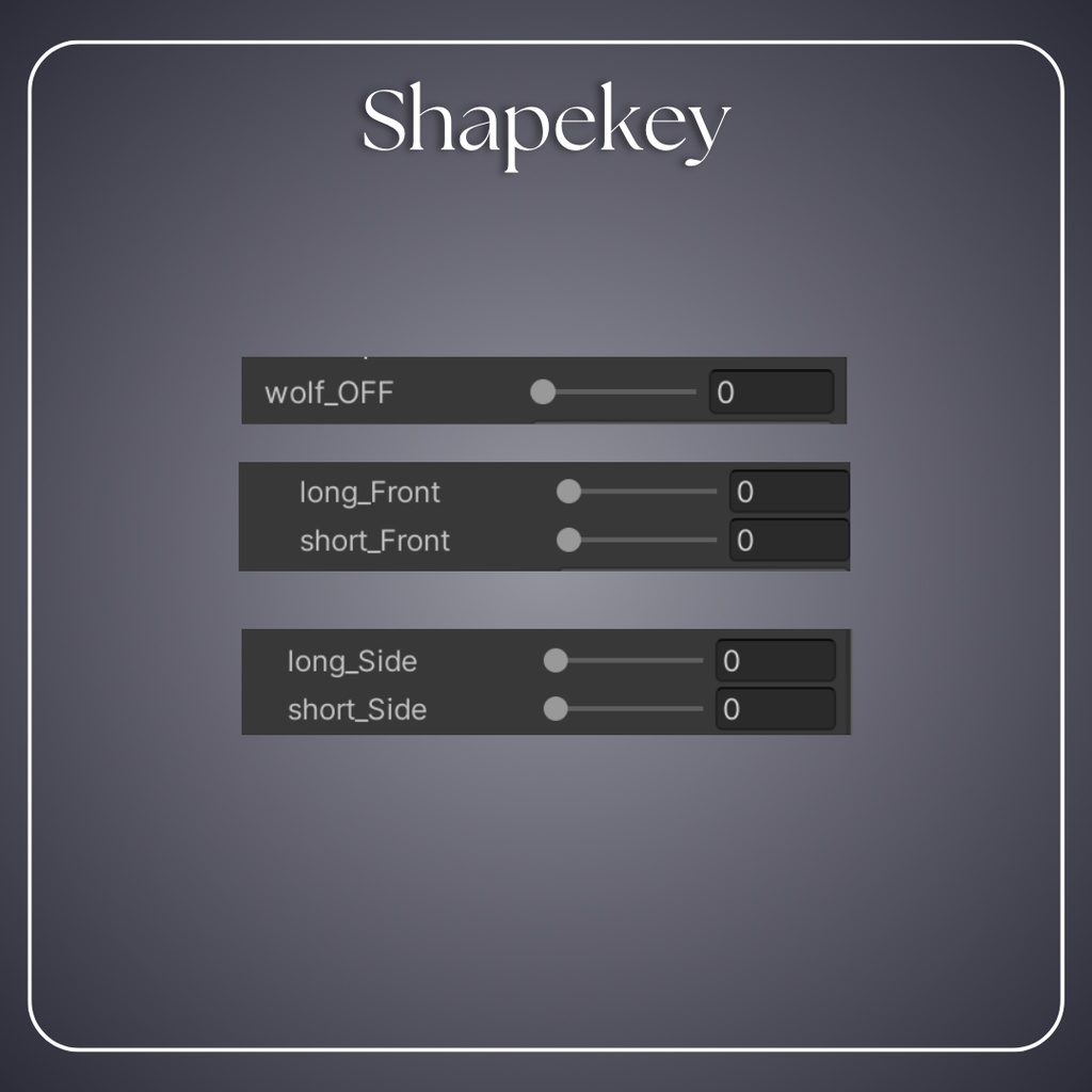 Natural Centerpart【8 Colors】