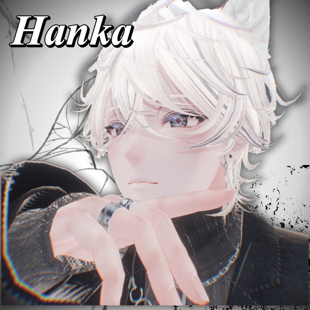 【6アバター対応】Cracked Glass Eye texture【8 color】