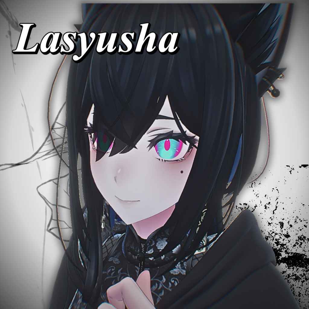 【6アバター対応】Cracked Glass Eye texture【8 color】