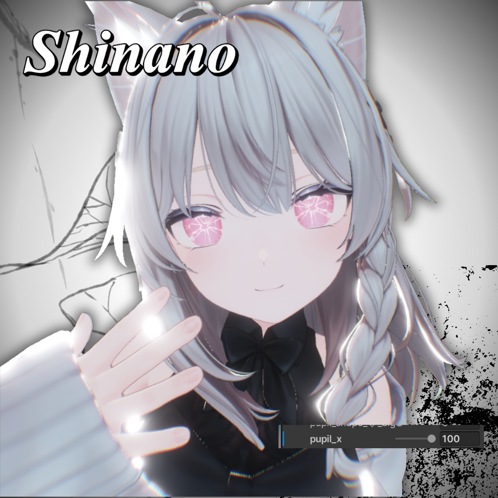 【6アバター対応】Cracked Glass Eye texture【8 color】