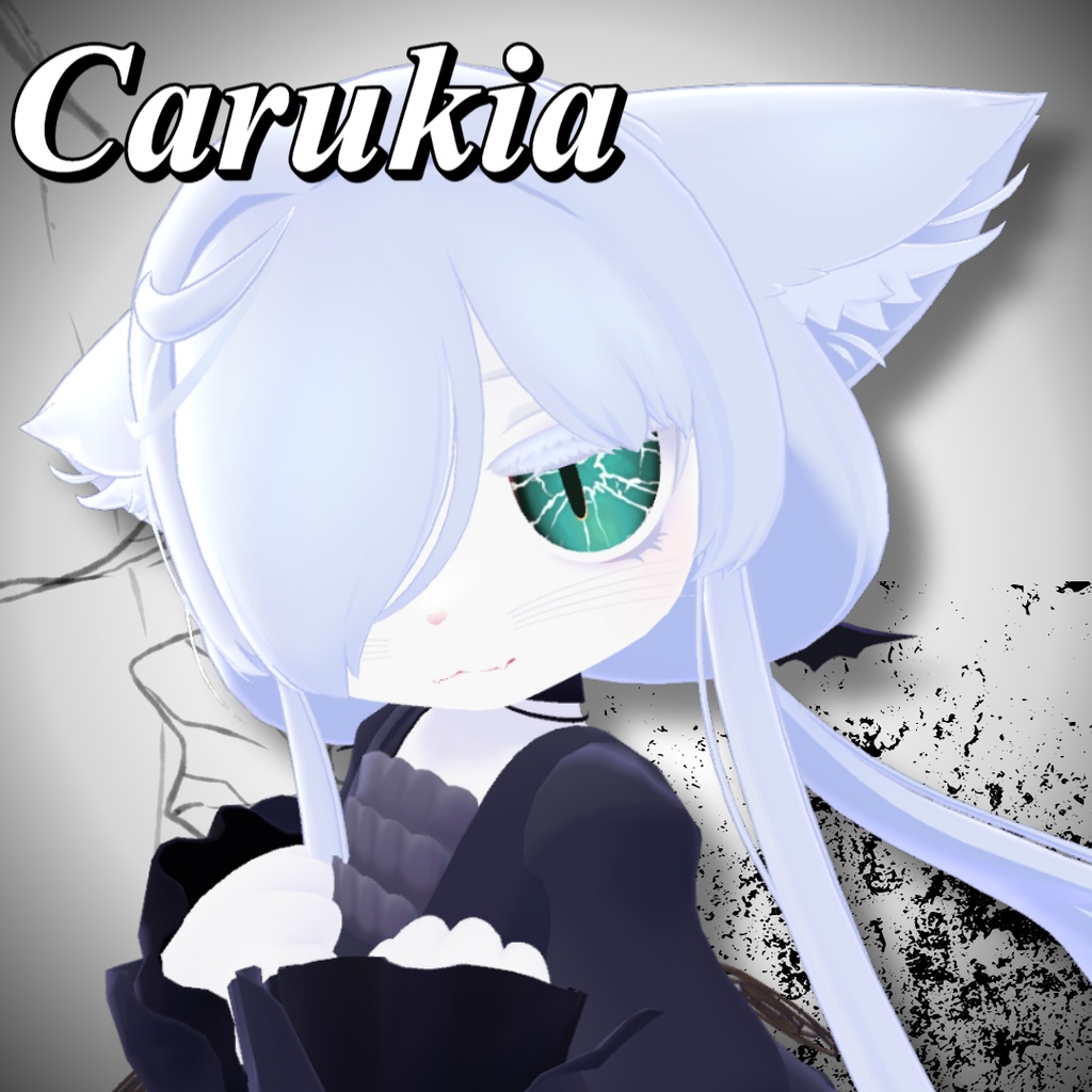 【8アバター対応】Cracked Glass Eye texture【8 color】