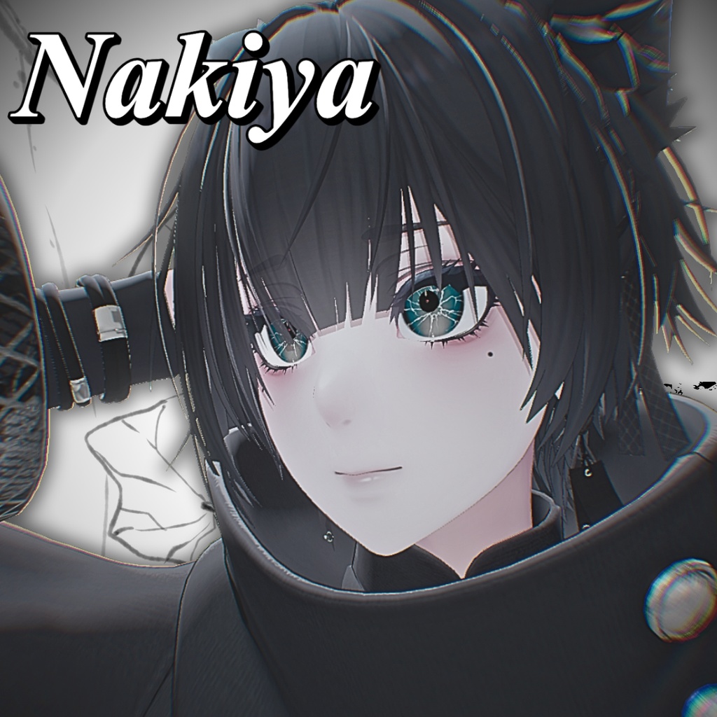 【6アバター対応】Cracked Glass Eye texture【8 color】