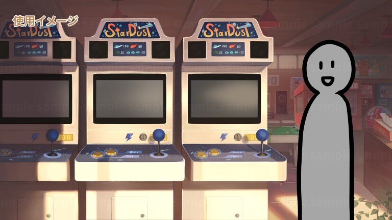 【オーバーレイ・配信背景】役目を終えたゲームセンター