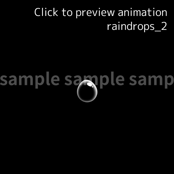 【Live2Dアイテム】体に当たる雨セット/ Rain Effects set【VtubeStudio】