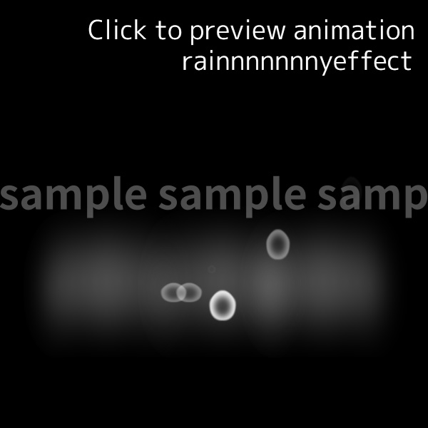 【Live2Dアイテム】体に当たる雨セット/ Rain Effects set【VtubeStudio】