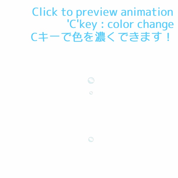 【Live2D Item】水中の呼吸の泡 Breathe Underwater【VTS】