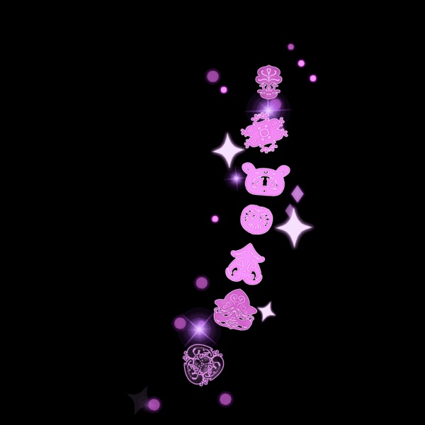 【Live2D Item】Magic Spell 魔法の呪文を唱えているように見えるLive2Dアイテム 【VtubeStudio】