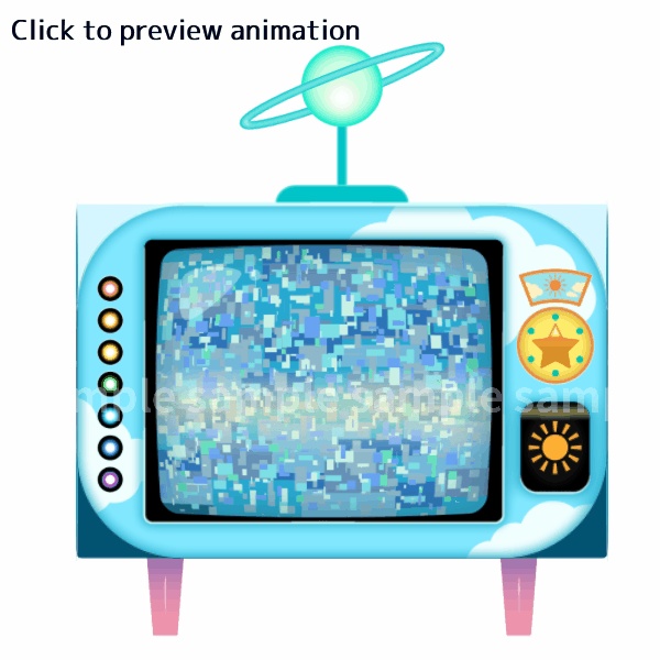 【Live2D ITEM】空と海のテレビ TV【VTS】